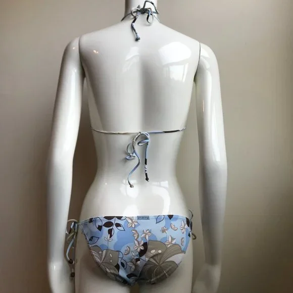Billabong surf blue sky printed bikini top set - Picture 7 of 9